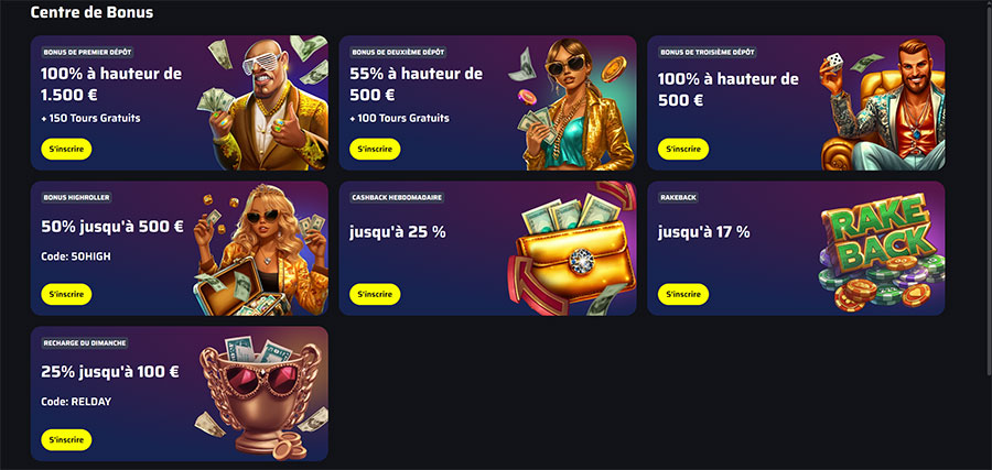 BDM Casino promotions disponibles